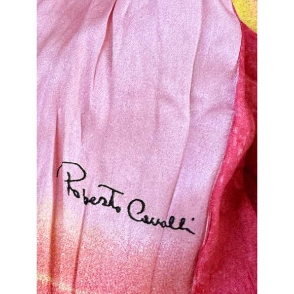 Vintage Roberto Cavalli 2004 crinkle silk blouse size S - Picture 8 of 8